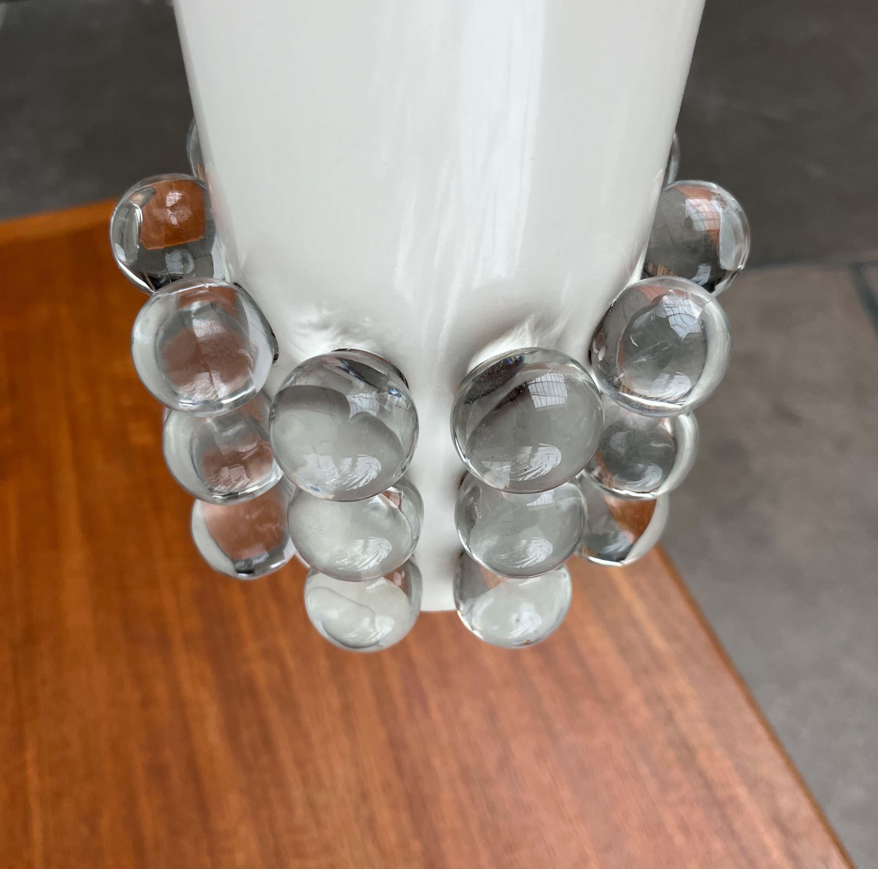 Lampe suspendue moderne du milieu du siècle avec des perles en acrylique, 1960s en vente 1