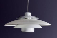 Mid-Century Modern Pendant Lamp with layered concentric rings