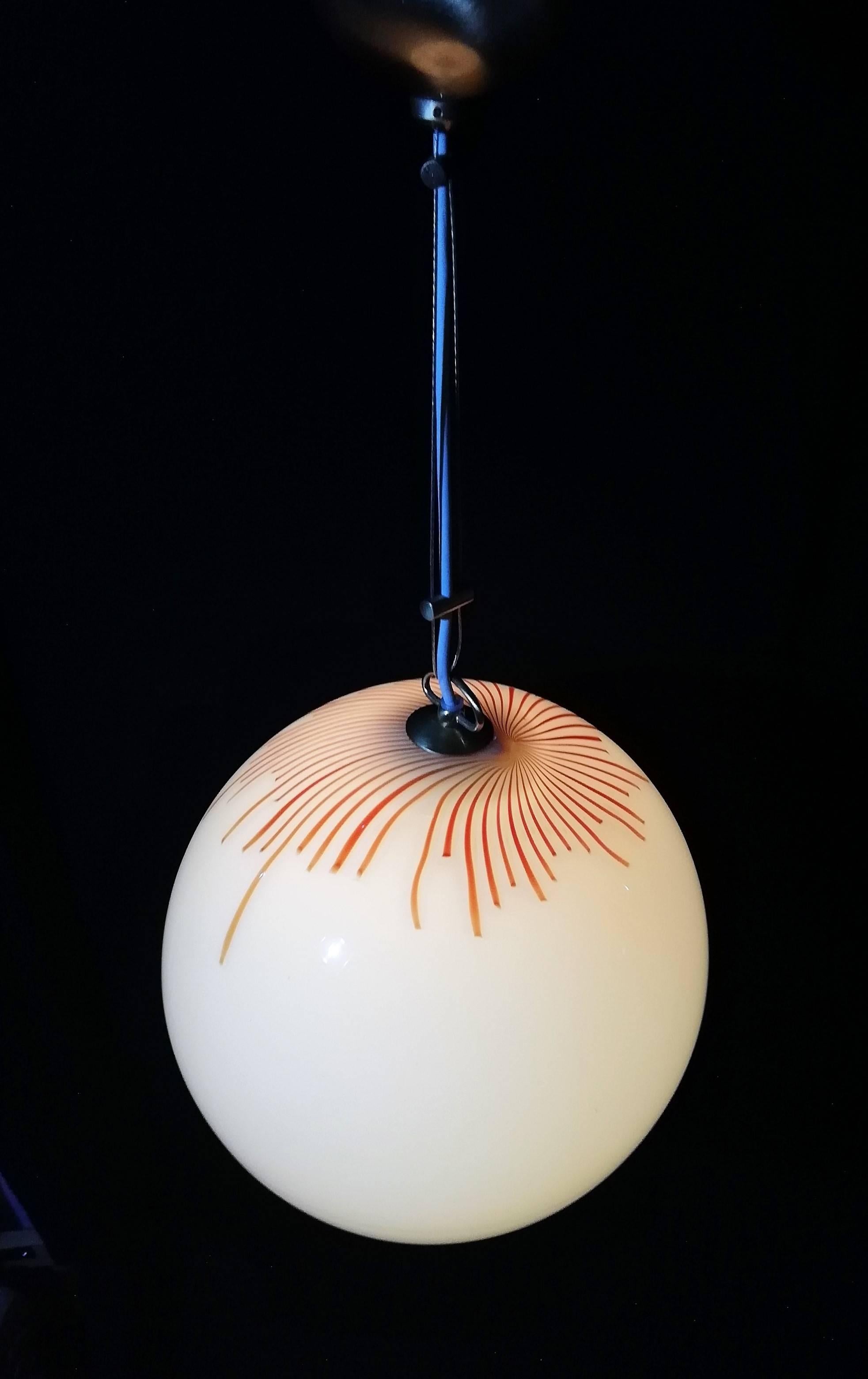 20th Century Mid-Century Modern Pendant Light by La Murrina in Murano Glass