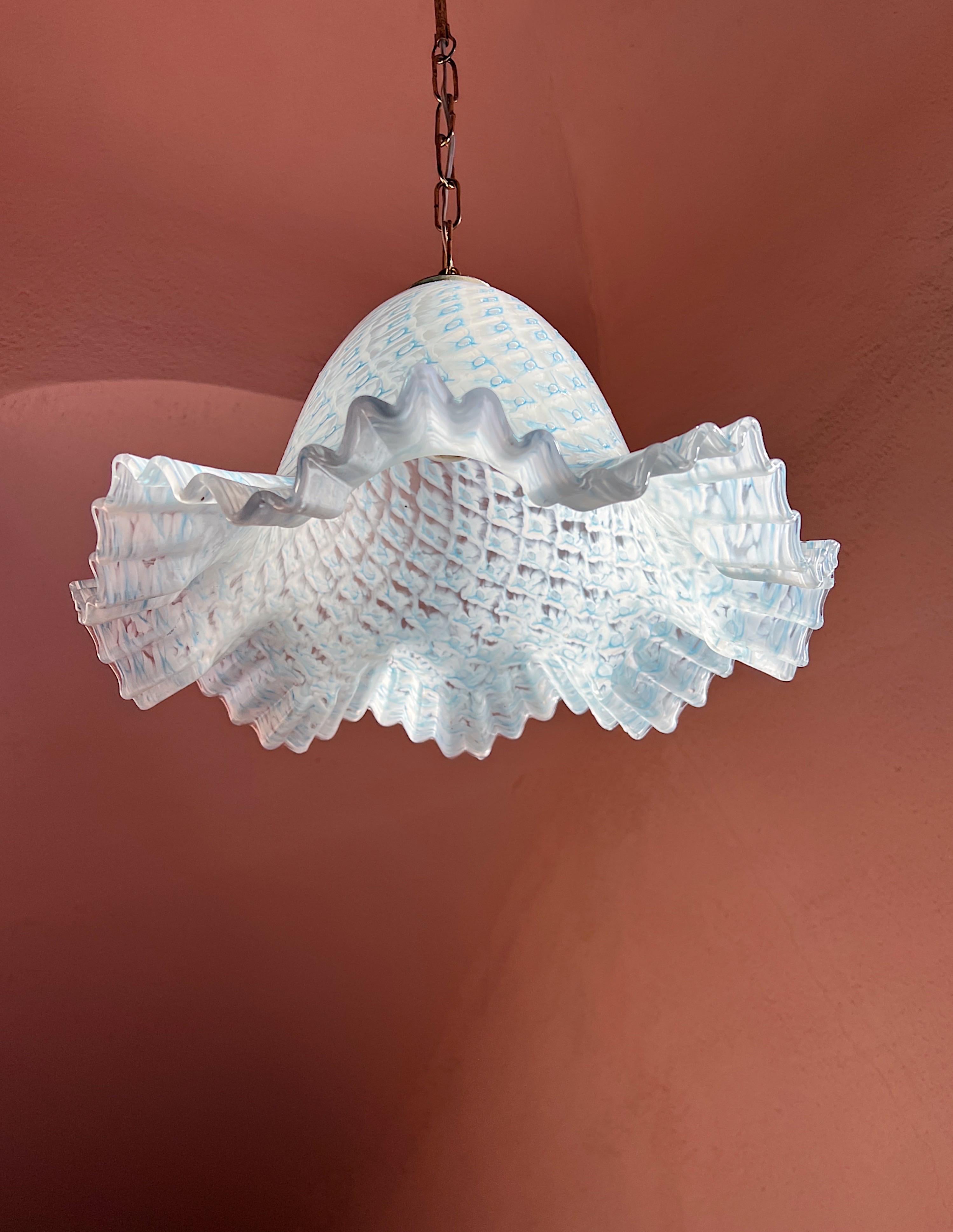 Mid-Century Modern Pendant Light by La Murrina in Murano Glass For Sale 1