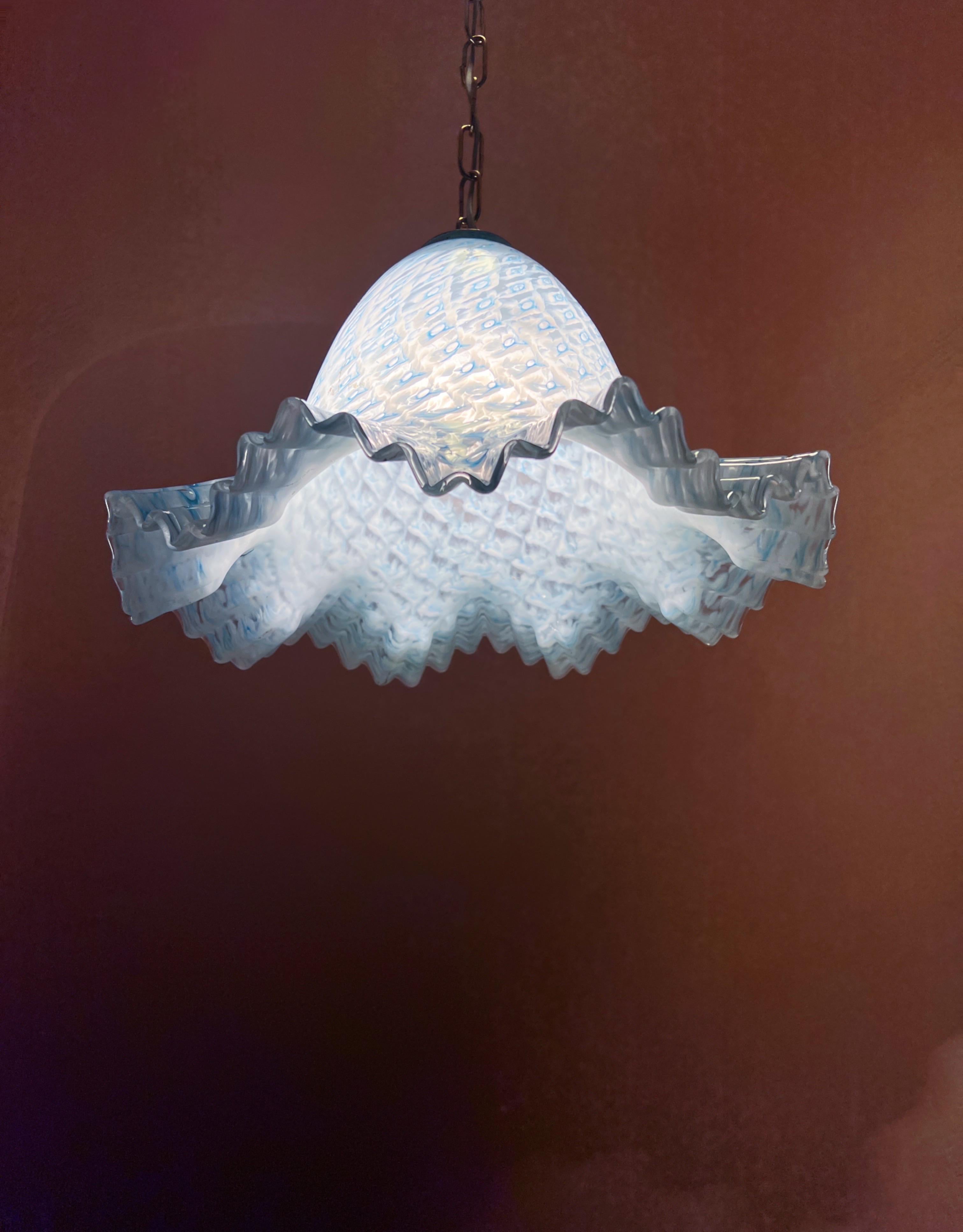 Mid-Century Modern Pendant Light by La Murrina in Murano Glass For Sale 2