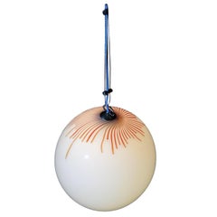 Lampe à suspension moderne du milieu du siècle dernier de La Murrina en verre de Murano