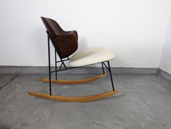 Mid Century Modern Penguin Rocking Chair by Ib Kofod-Larsen