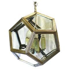 Mid Century/Modern Pentagon Chandelier