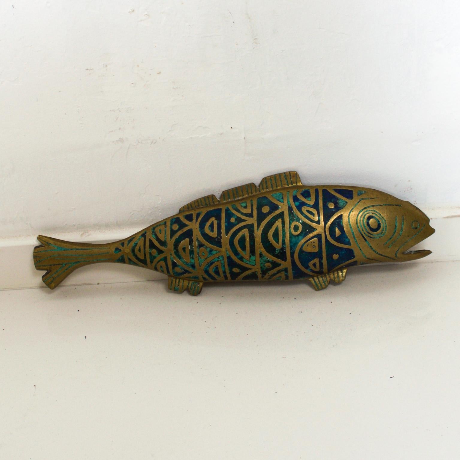 Mexican Mid-Century Modern Pepe Mendoza Fish Sculpture Bronze, Mexico