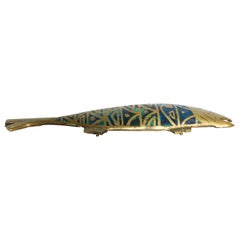 Mid-Century Modern Pepe Mendoza Fish Sculpture Bronze, Mexico