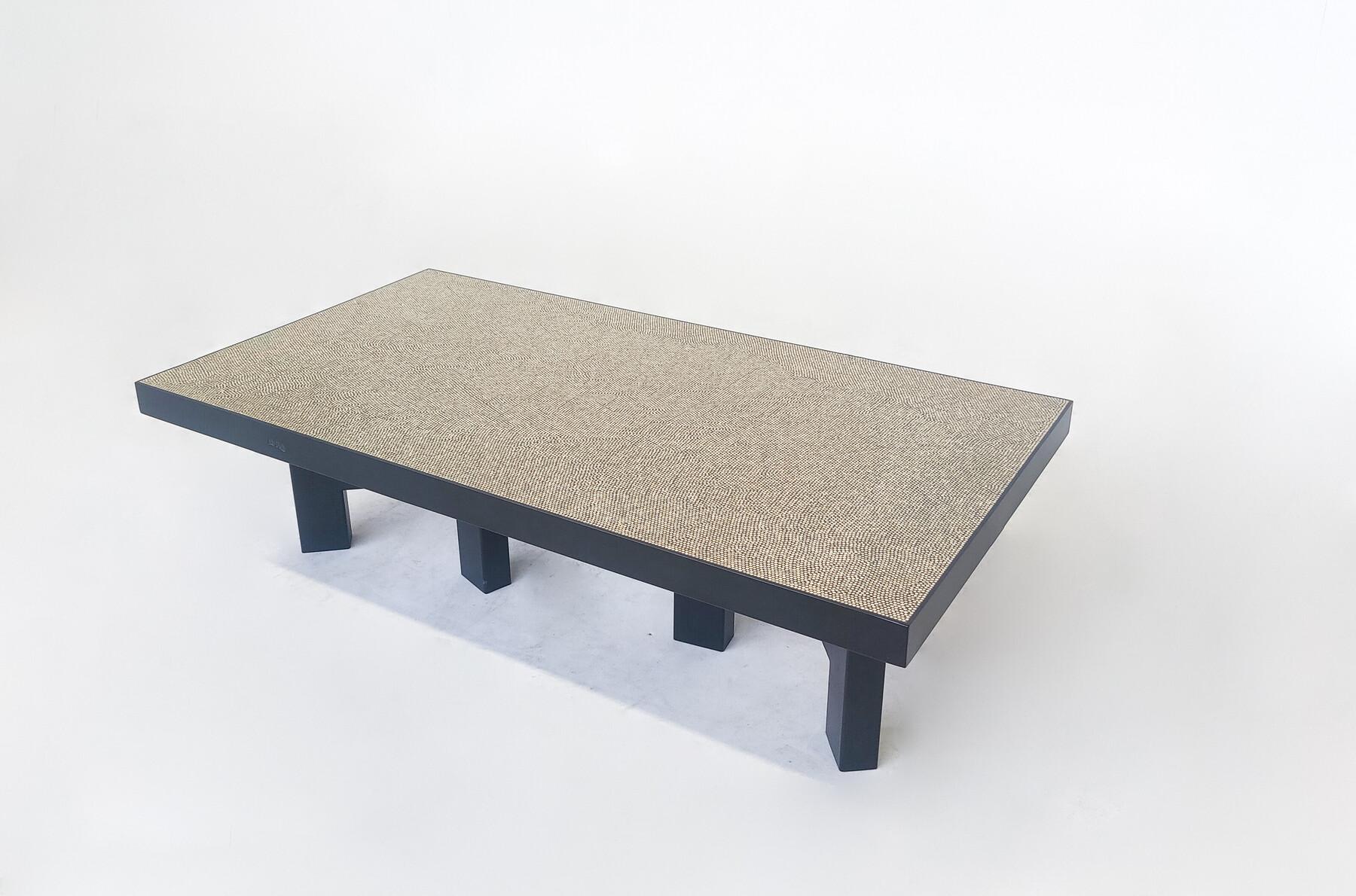 Mid-Century Modern Pepper Coffee Table by Ado Chale, Belgium, 1970s.
