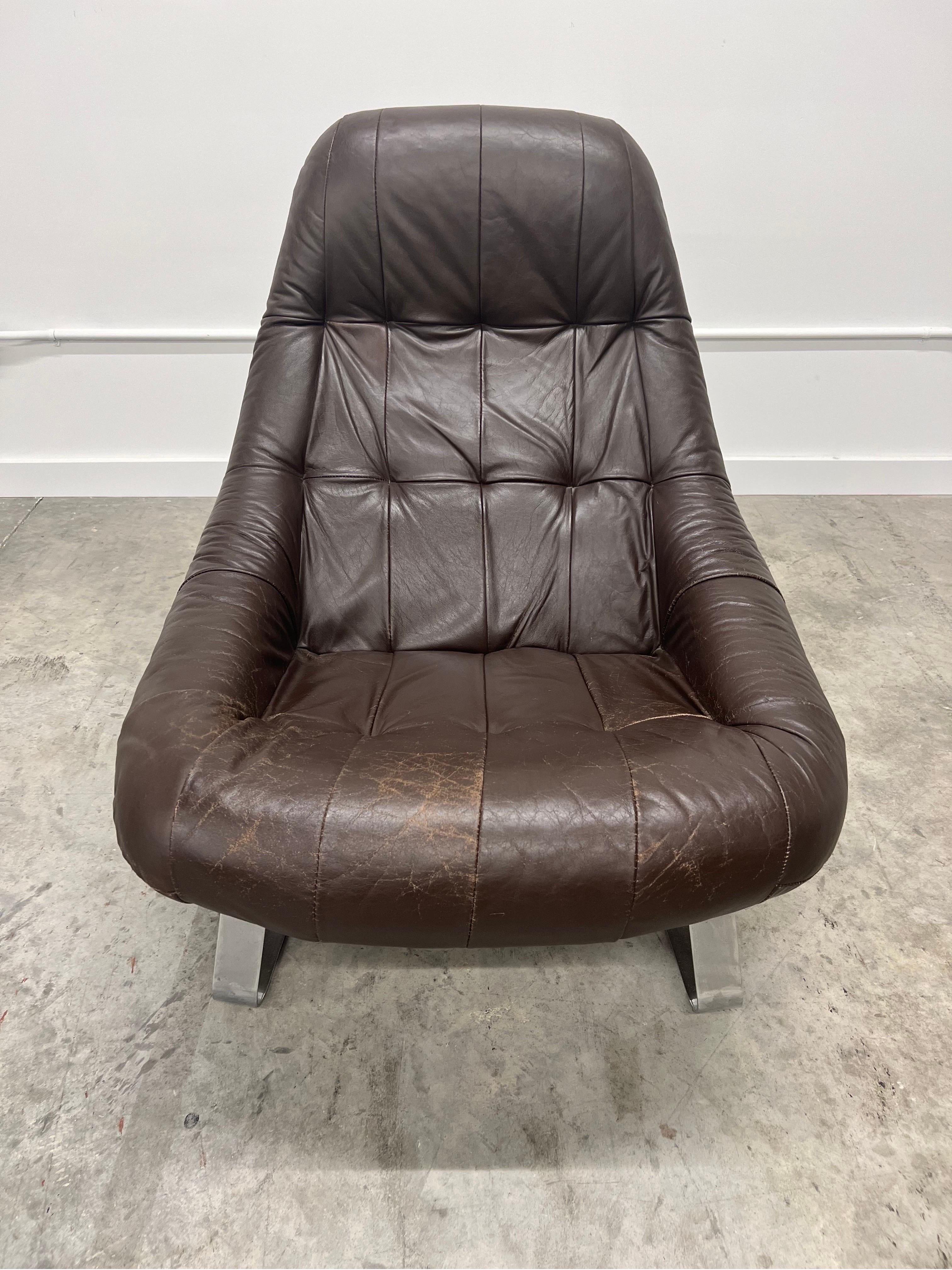 Brazilian Mid-Century Modern Percival Lafer “Earth Lounge” Chair
