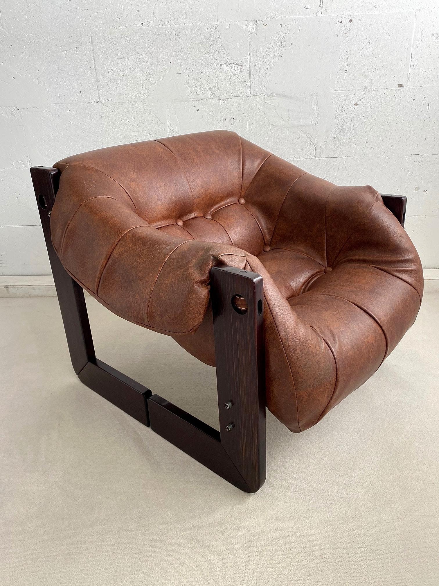 Mid-Century Modern Percival Lafer Lounge Chair In Good Condition In Weesp, NL