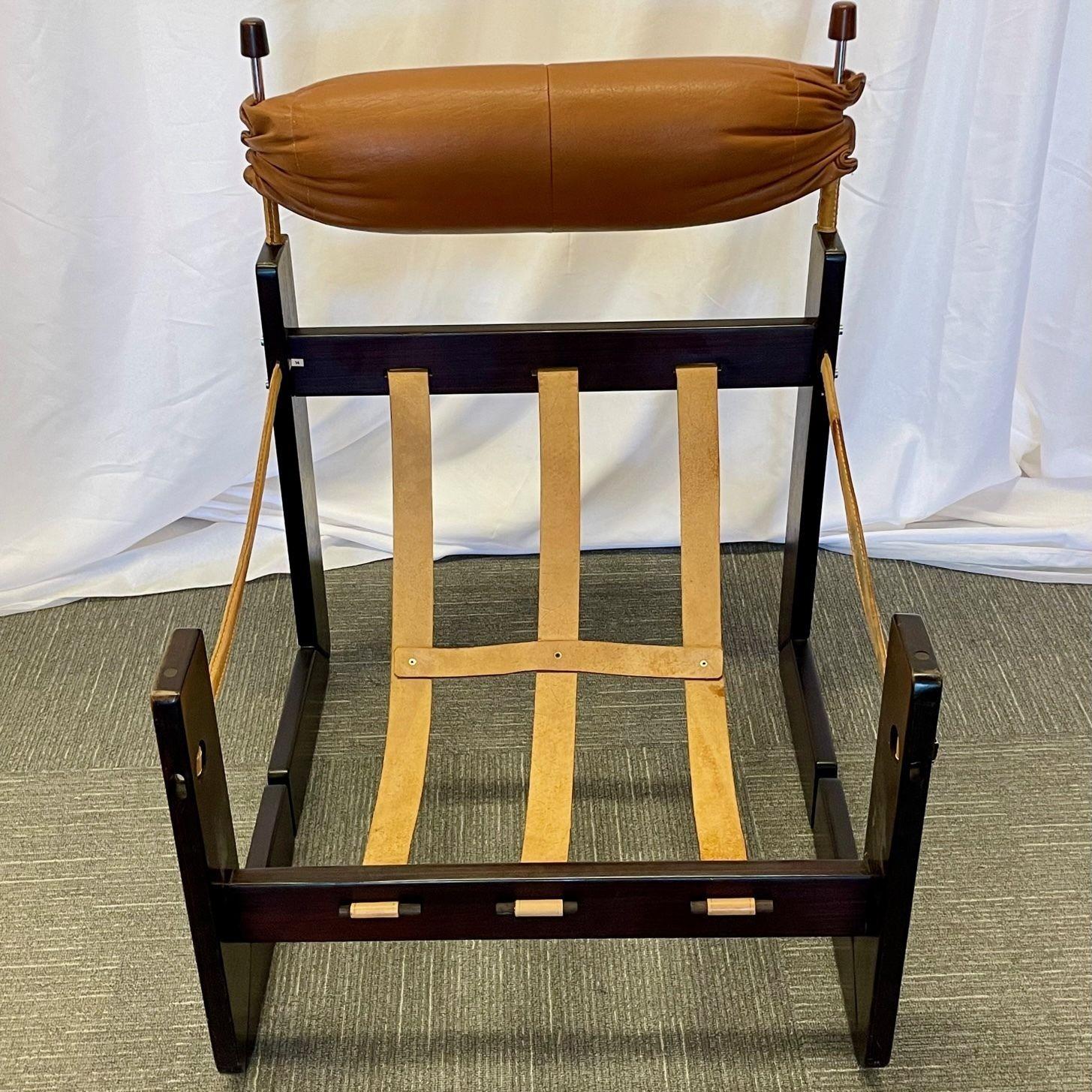 Mid-Century Modern Percival Lafer Lounge Chairs, Ottoman, Brazilian Rosewood 6