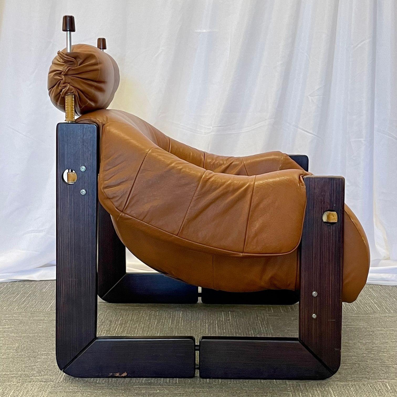 Mid-Century Modern Percival Lafer Lounge Chairs, Ottoman, Brazilian Rosewood 13