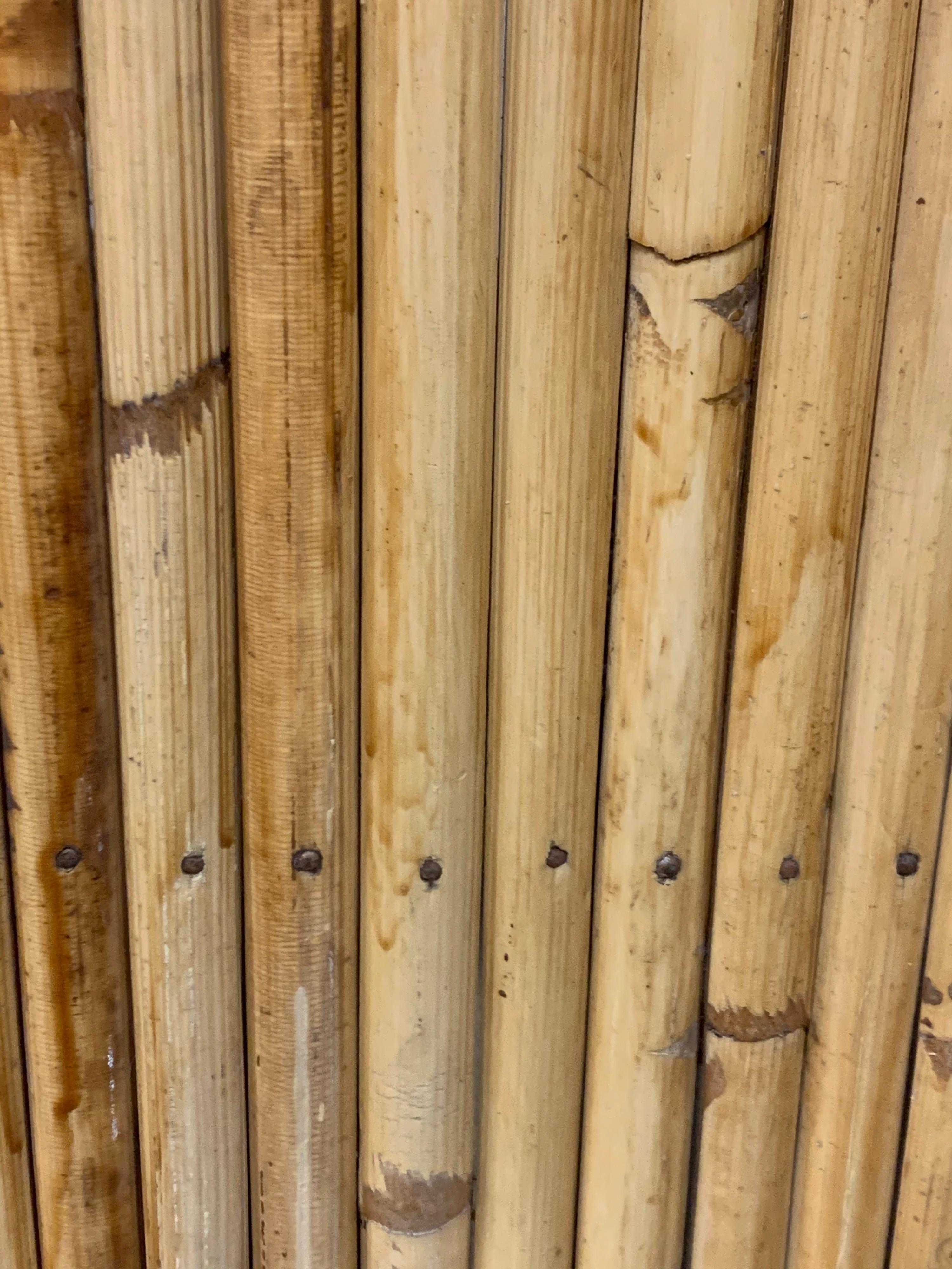 Mid-Century Modern Period Bamboo Bar Tiki Bar with Matching Stools 10