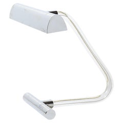 Mid-Century Modern Peter Hamburger Kovacs Lucite & Chrome Lamp