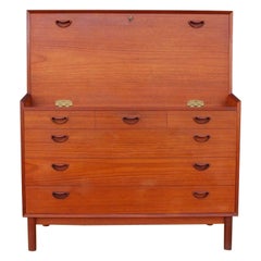 Mid-Century Modern Peter Hvidt & Orla Mølgaard-Nielsen Danish Secretary Desk