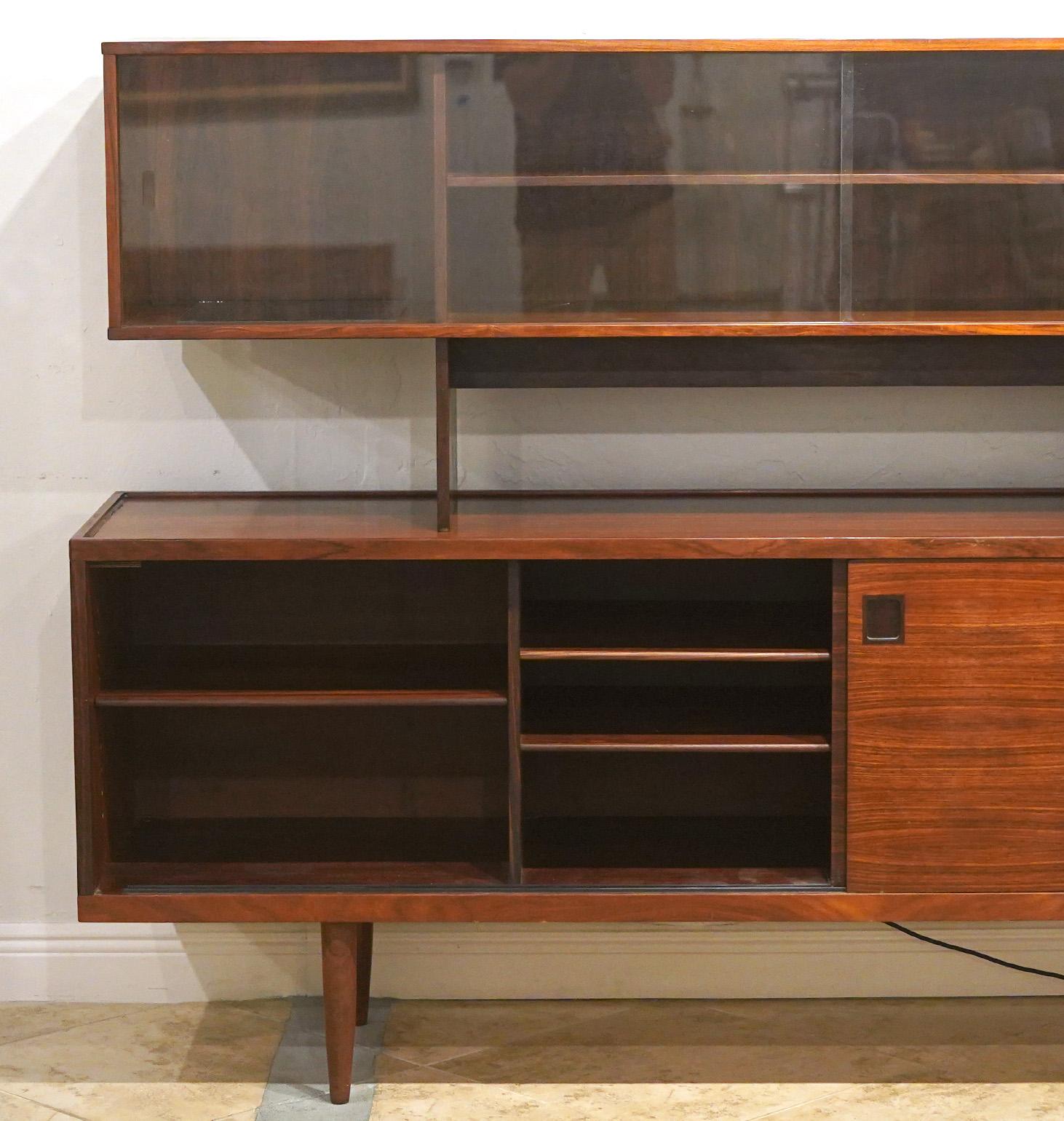 20th Century Mid Century Modern Peter Lovig Nielson Danish Sideboard Credenza For Sale