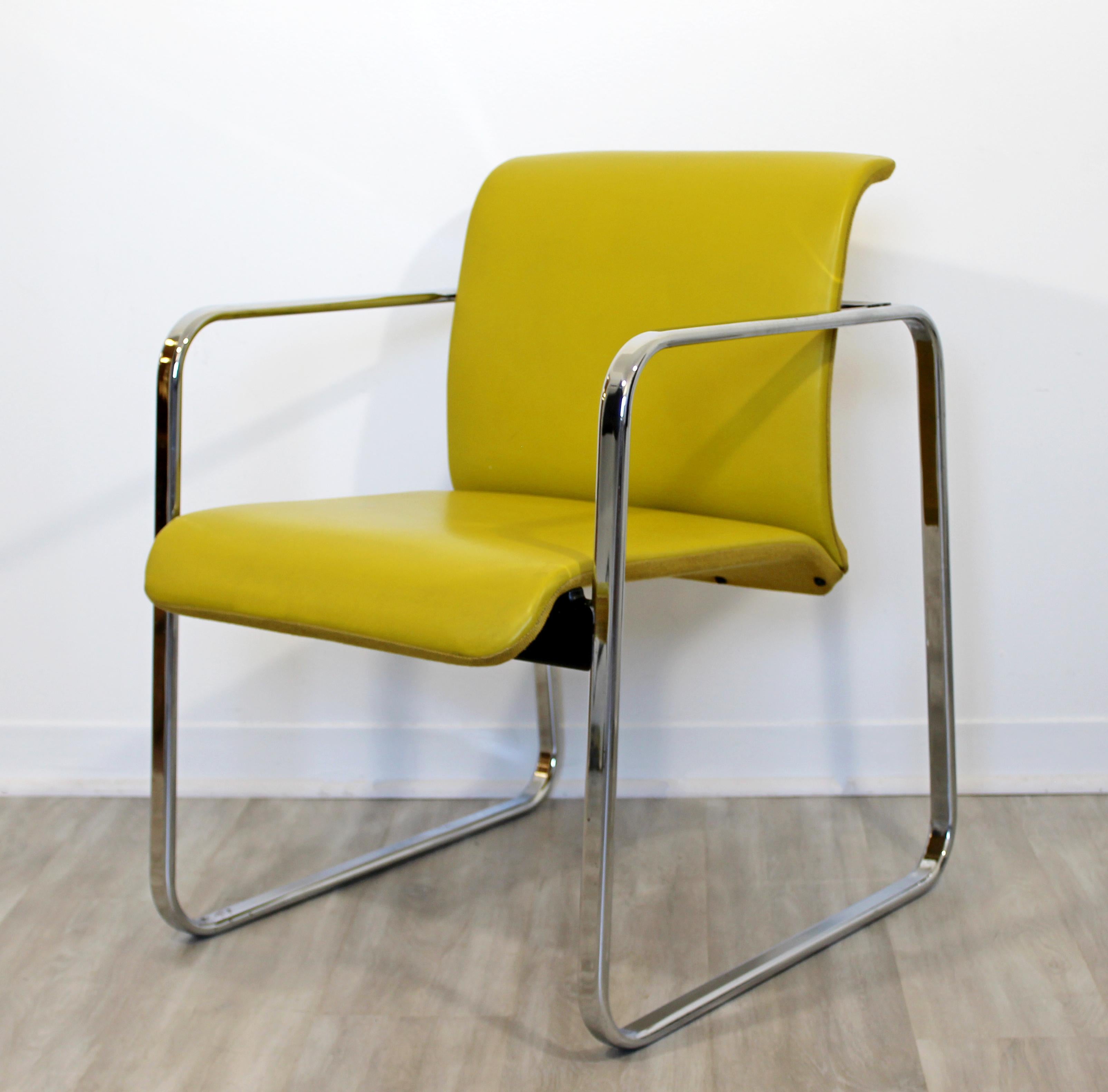 herman miller yellow chair