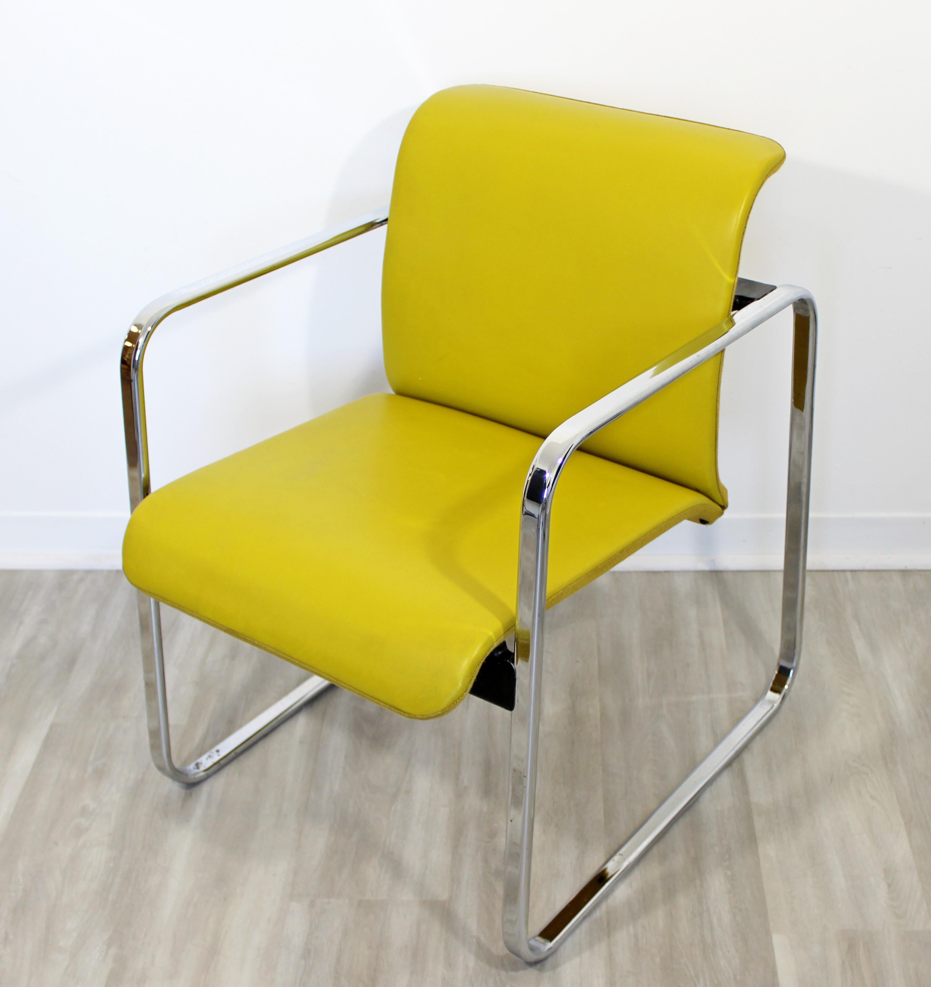 herman miller chair yellow