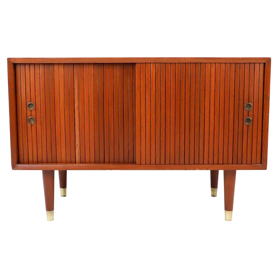 Mid-Century Modern Petite Disc Cabinet by Michael van Beuren