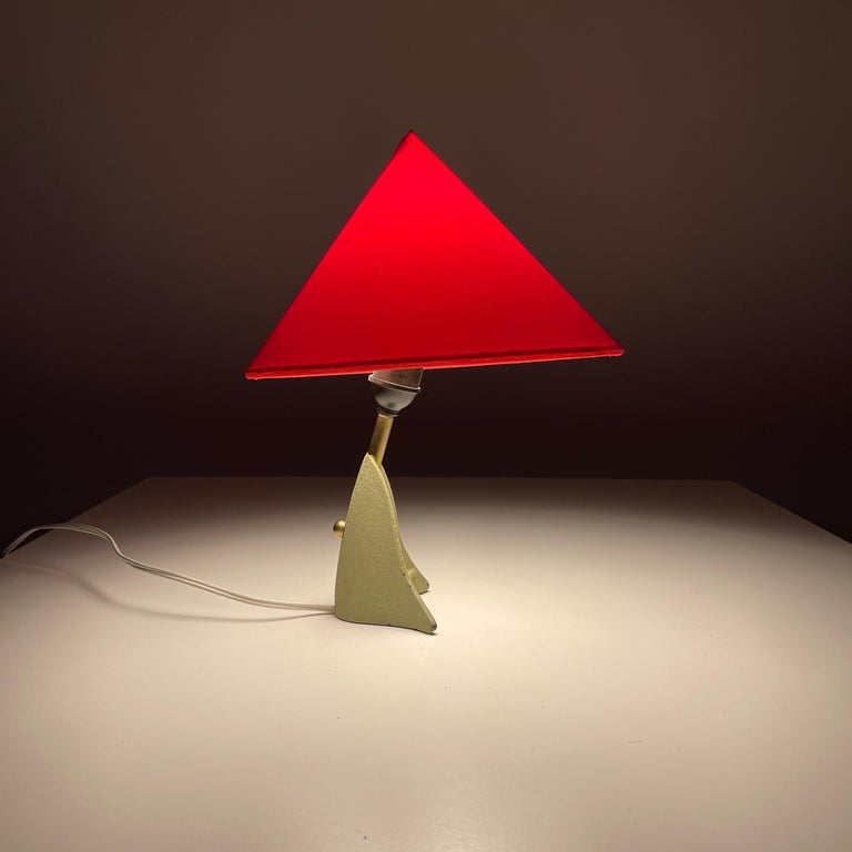 Mid-Century Modern Petite Table Night Stand Lamp by Rupert Nikoll, Austria 1950s For Sale 4