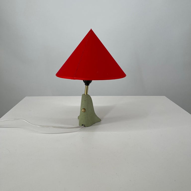 Mid-20th Century Mid-Century Modern Petite Table Night Stand Lamp by Rupert Nikoll, Austria 1950s For Sale