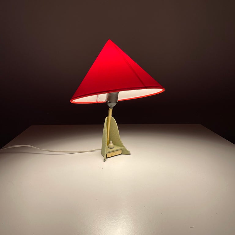 Mid-Century Modern Petite Table Night Stand Lamp by Rupert Nikoll, Austria 1950s For Sale 2