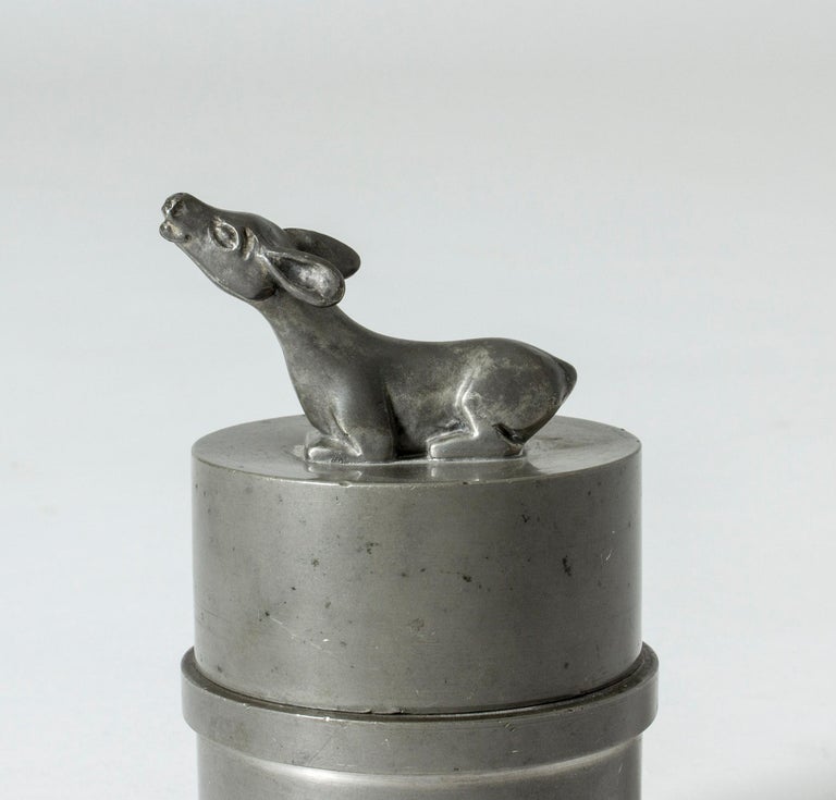 Mid-Century Modern Pewter Jar by Estrid Ericson at 1stDibs