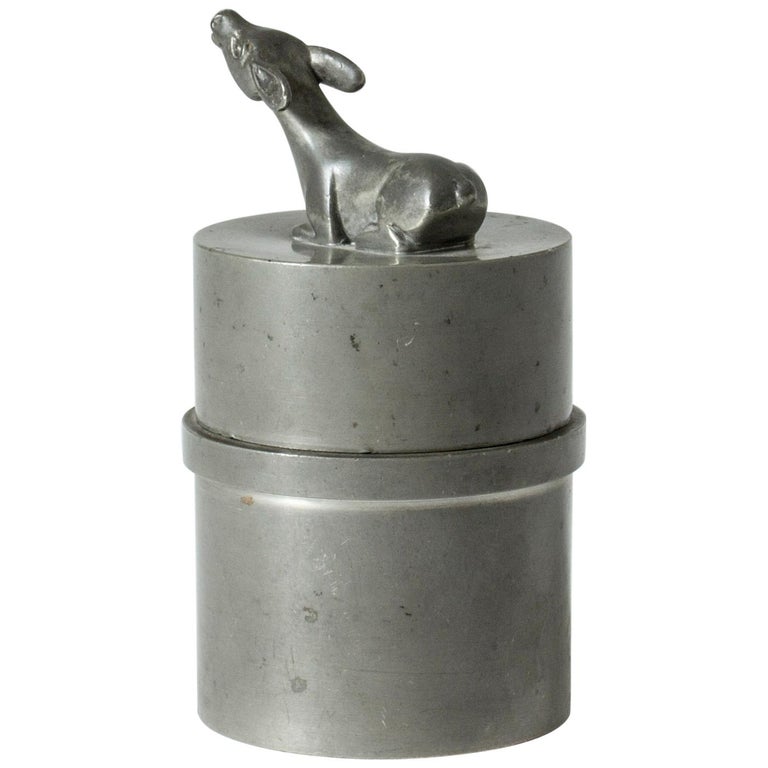 Mid-Century Modern Pewter Jar by Estrid Ericson at 1stDibs