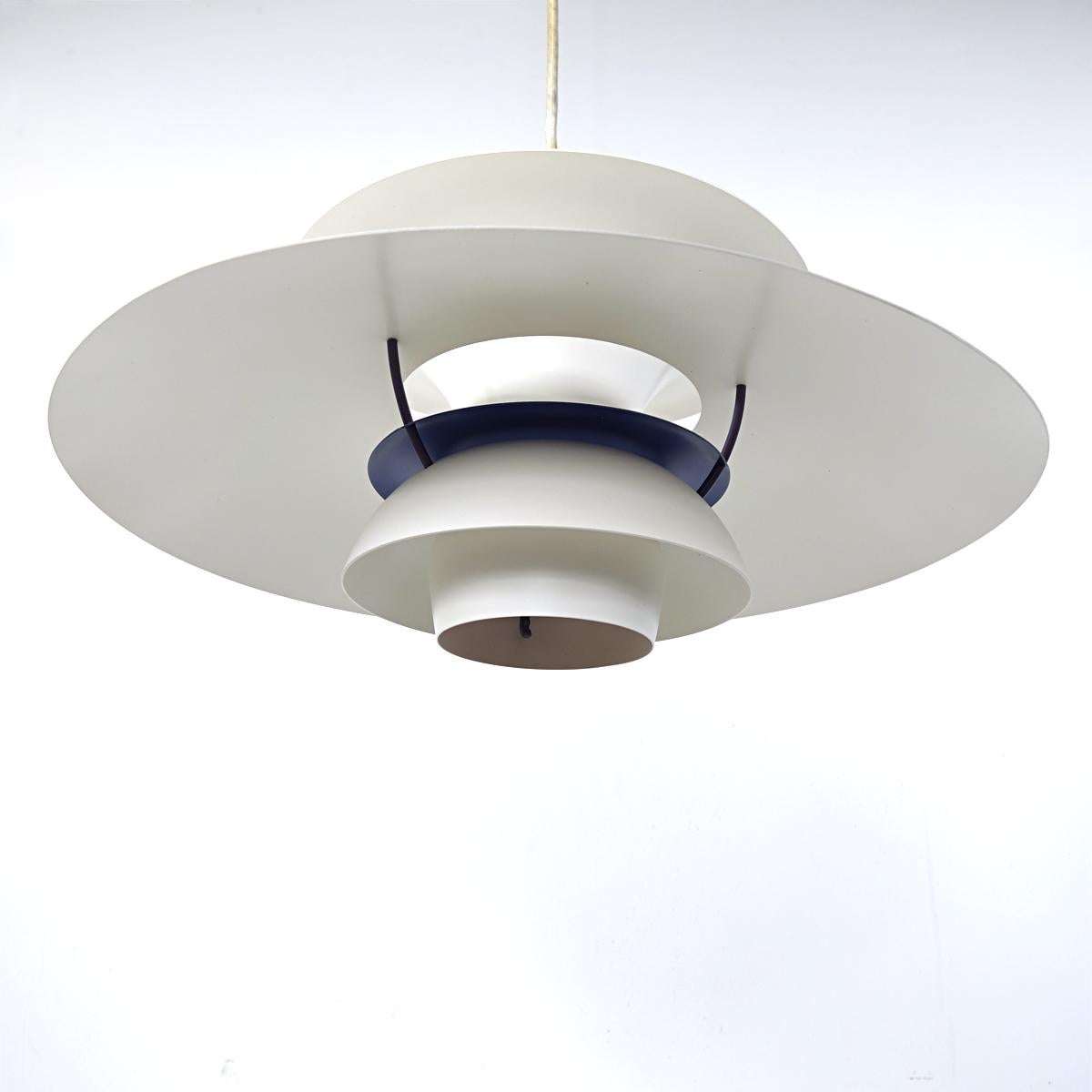 Danish Mid-Century Modern PH5 Pendant by Poul Henningsen for Louis Poulsen For Sale