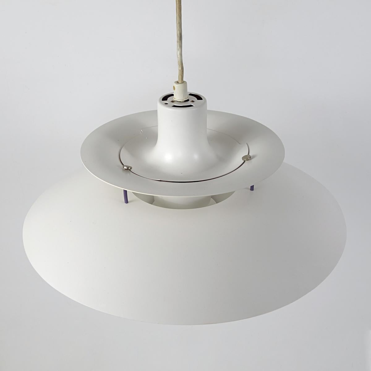 Metal Mid-Century Modern PH5 Pendant by Poul Henningsen for Louis Poulsen For Sale