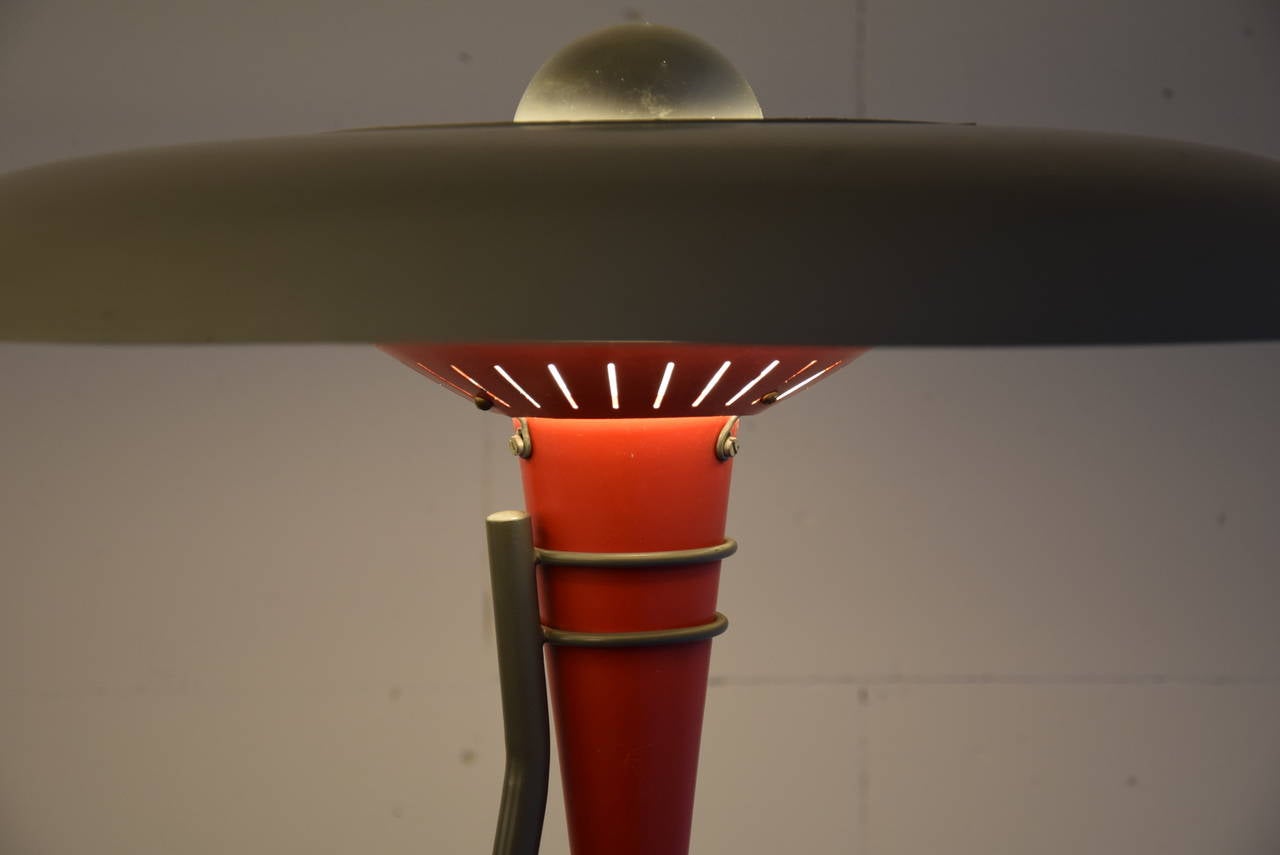 Dutch Mid-Century Modern Philips Floor Lamp by Louis Kalff For Sale
