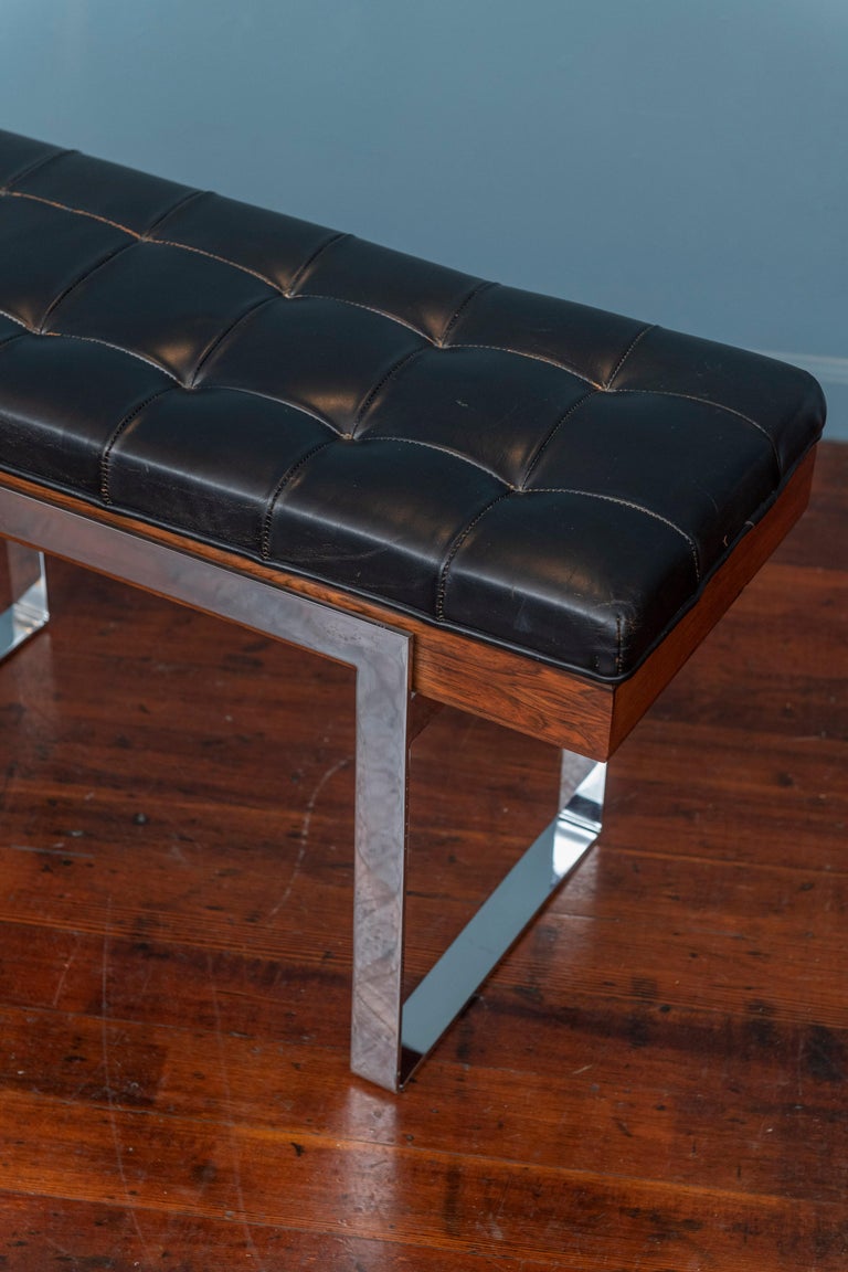 American Mid-Century Modern Piano Bench or Stool For Sale