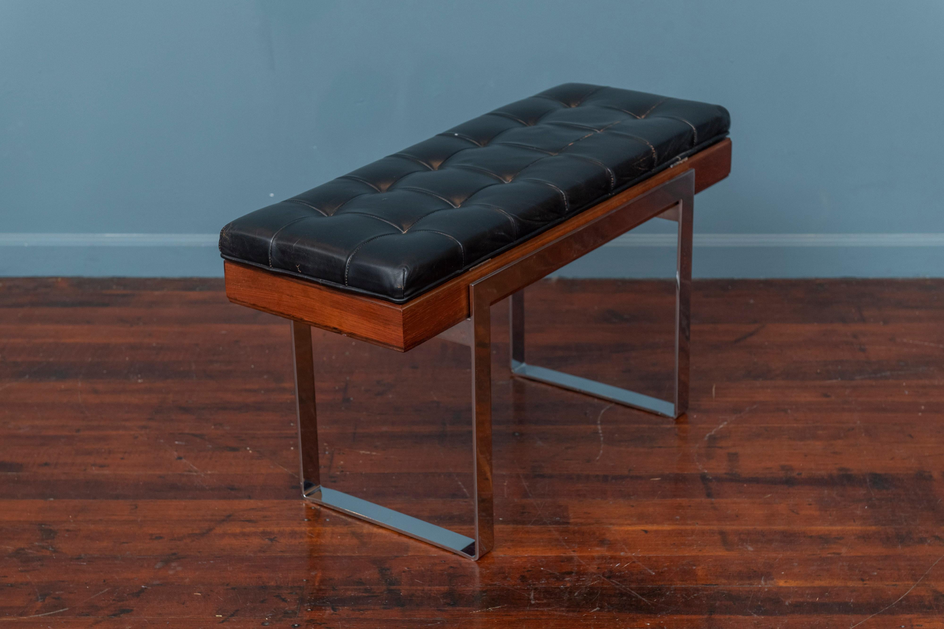 Mid-Century Modern Piano Bench or Stool In Good Condition In San Francisco, CA