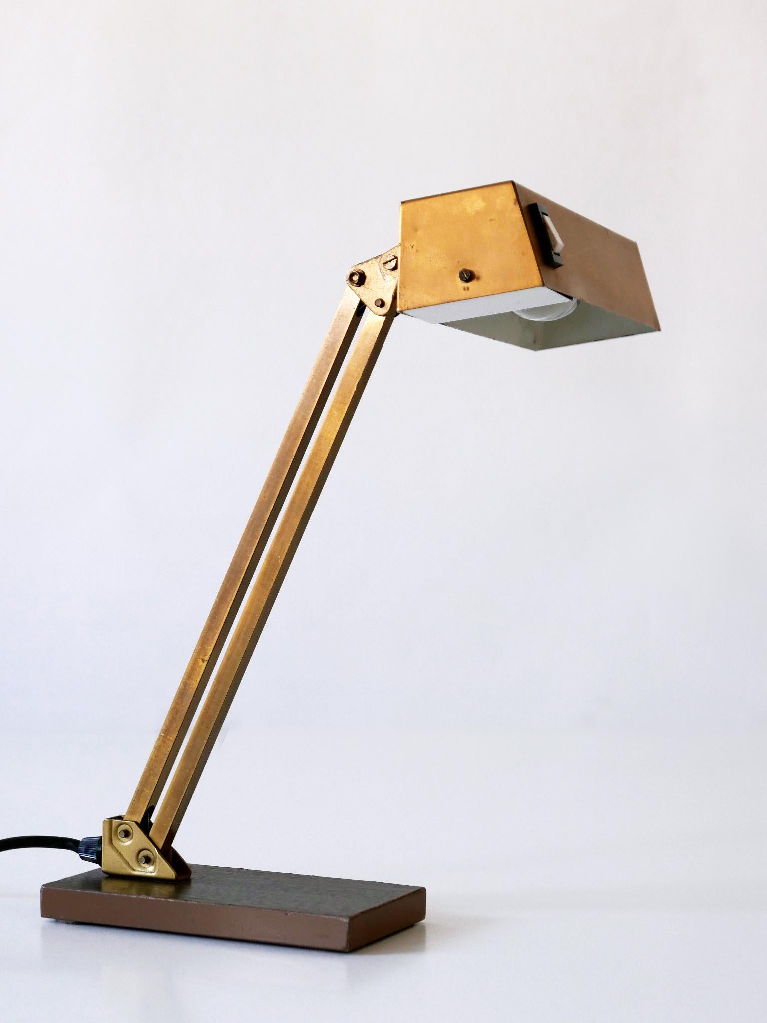 Mid Century Modern Piano Lamp or Desk Light by Pf ffle 1960s