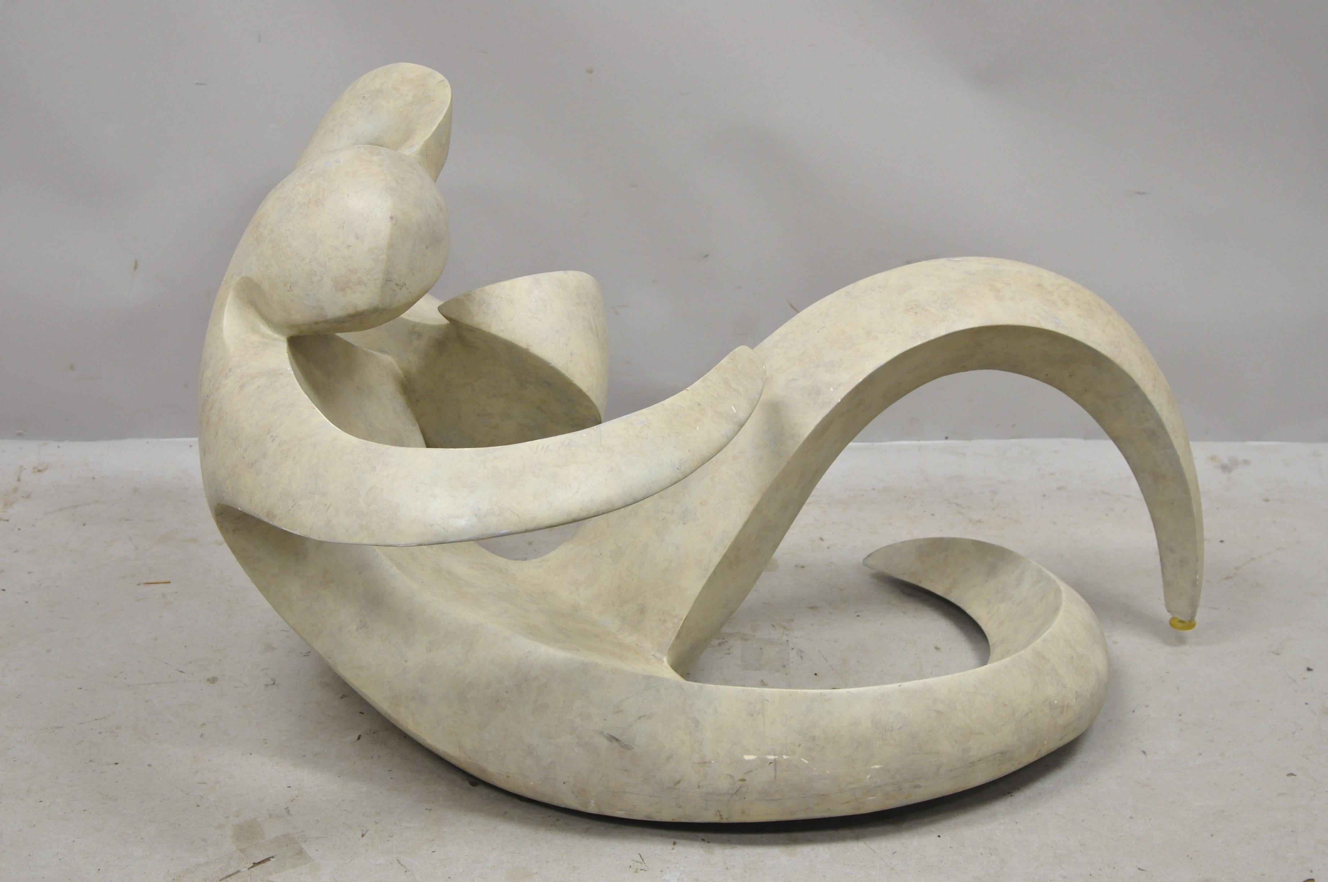 Mid-Century Modern Picasso Style Figural Female Sculptural Coffee Table Base For Sale 4