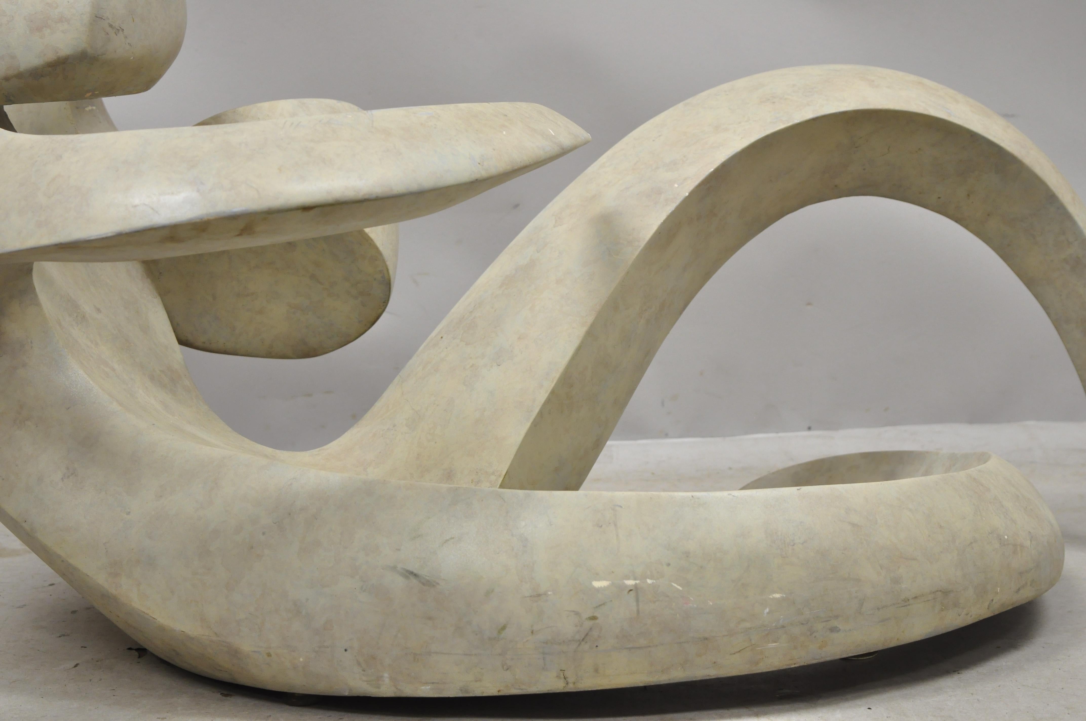 Mid-Century Modern Picasso Style Figural Female Sculptural Coffee Table Base For Sale 1