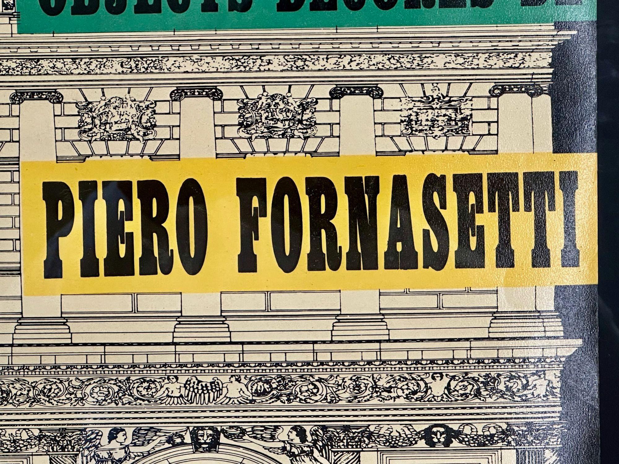 Piero Fornasetti, Mid-Century Modern, Exhibition Poster, Light Wood Frame, Italy 4