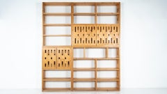 Mid-Century modern Pine Bookcase, Italy, 1970s
