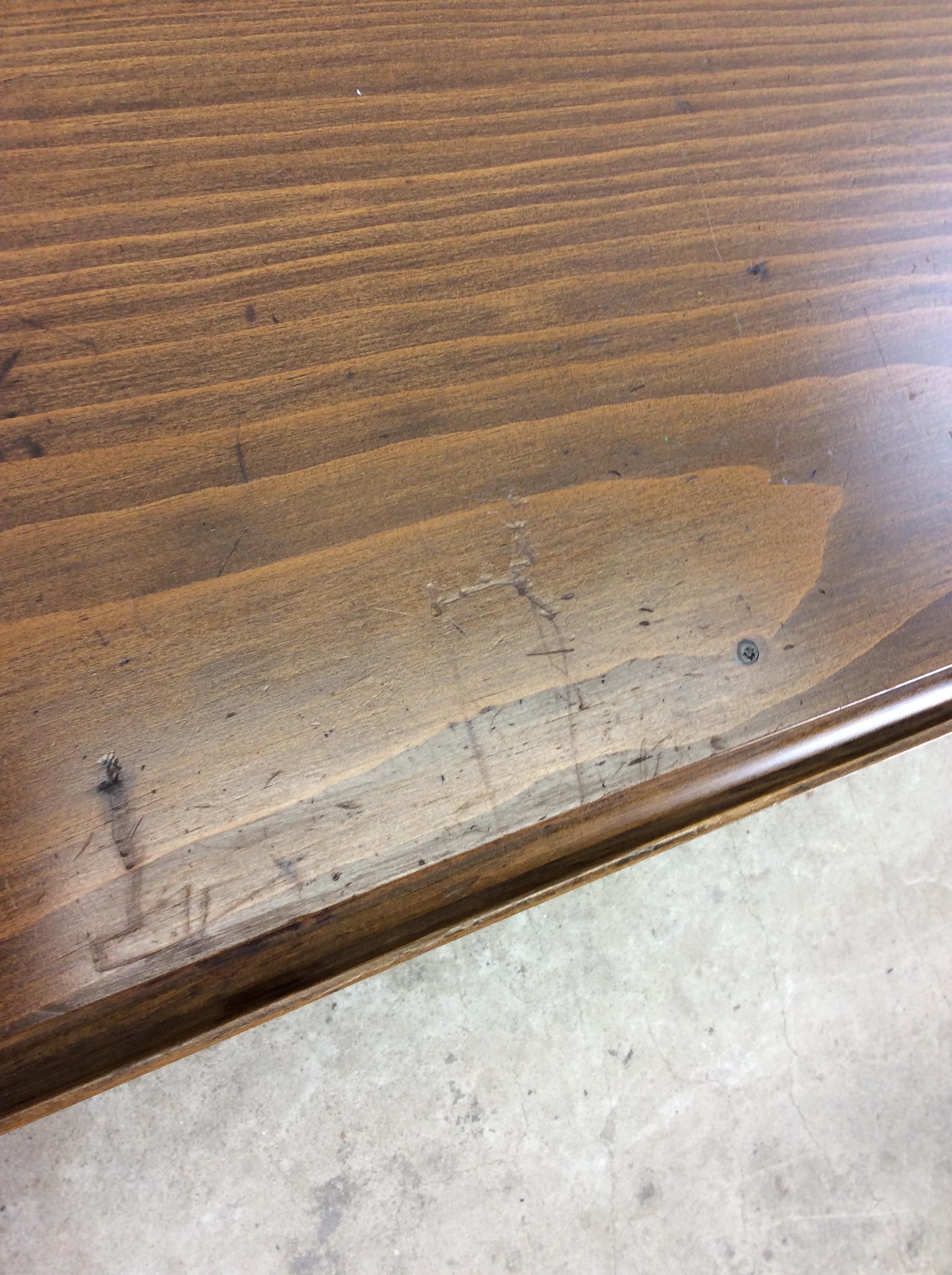 20ième siècle Table de salle à manger en pin The Modernity avec feuilles tombantes en vente