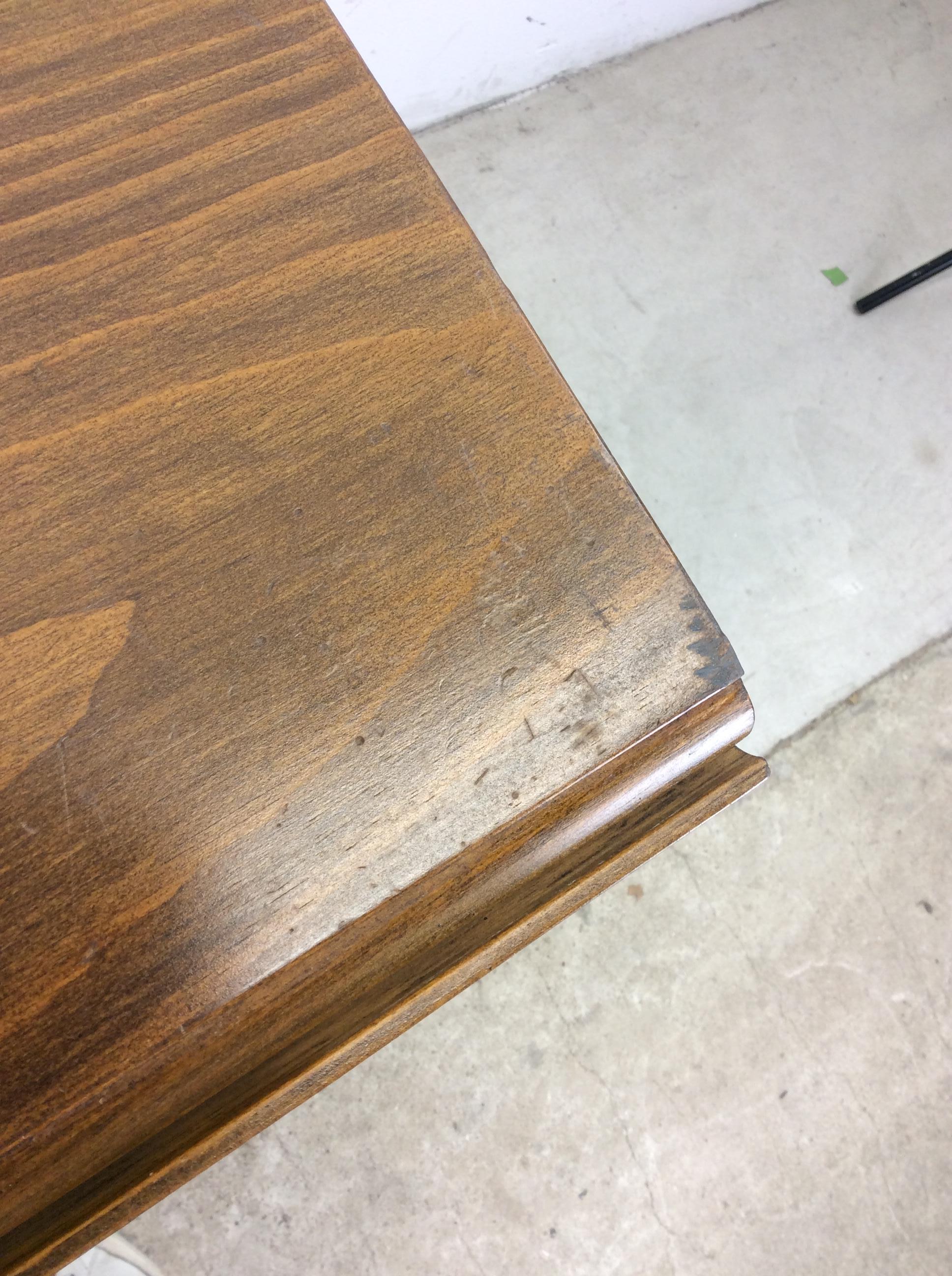 Table de salle à manger en pin The Modernity avec feuilles tombantes en vente 2