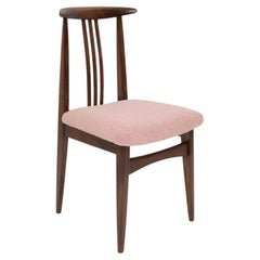 Mid-Century Modern Pink Boucle Chair, Designed by M. Zielinski, Europe, 1960s