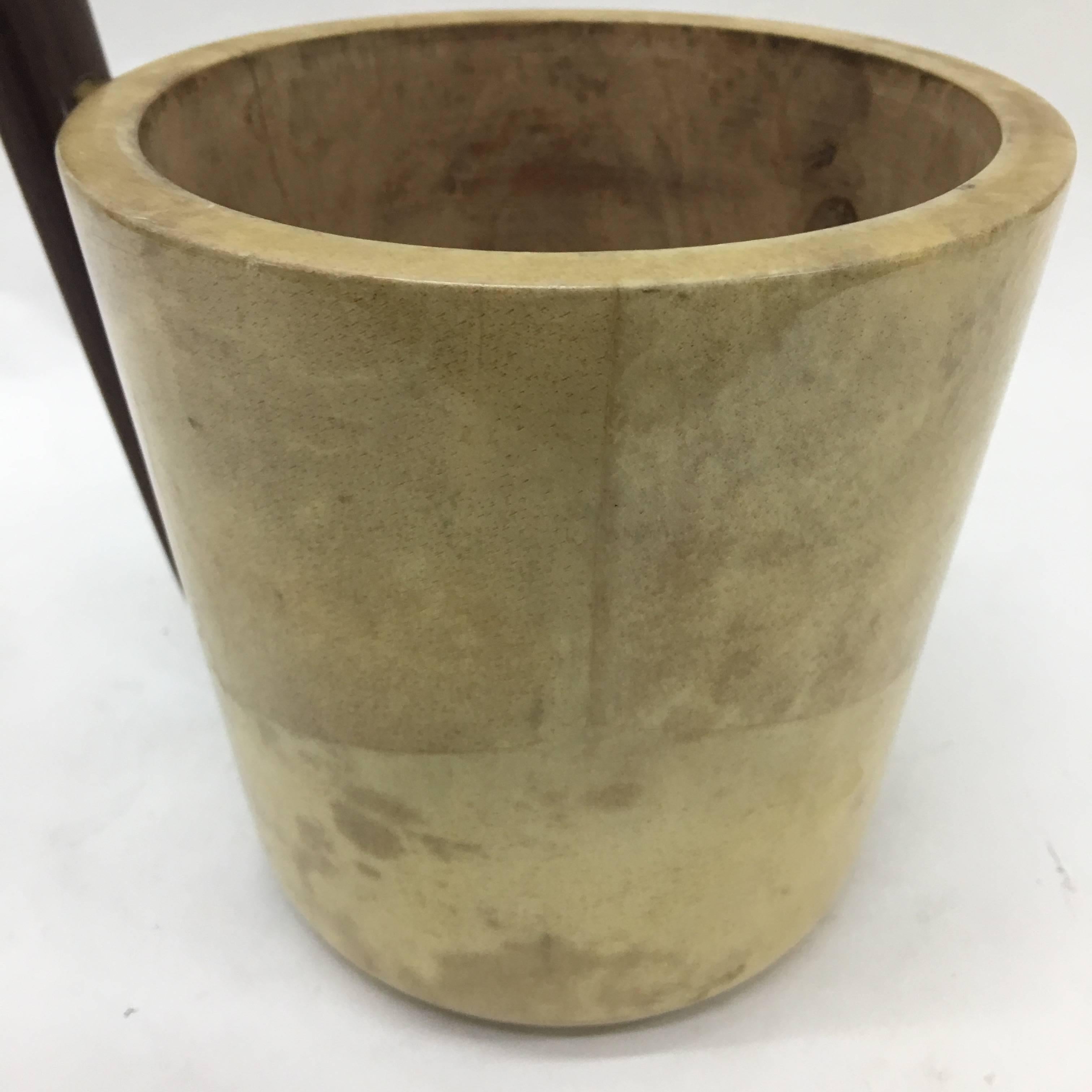 Wood Mid-Century Modern Pitcher by Aldo Tura for Macabo, circa 1960
