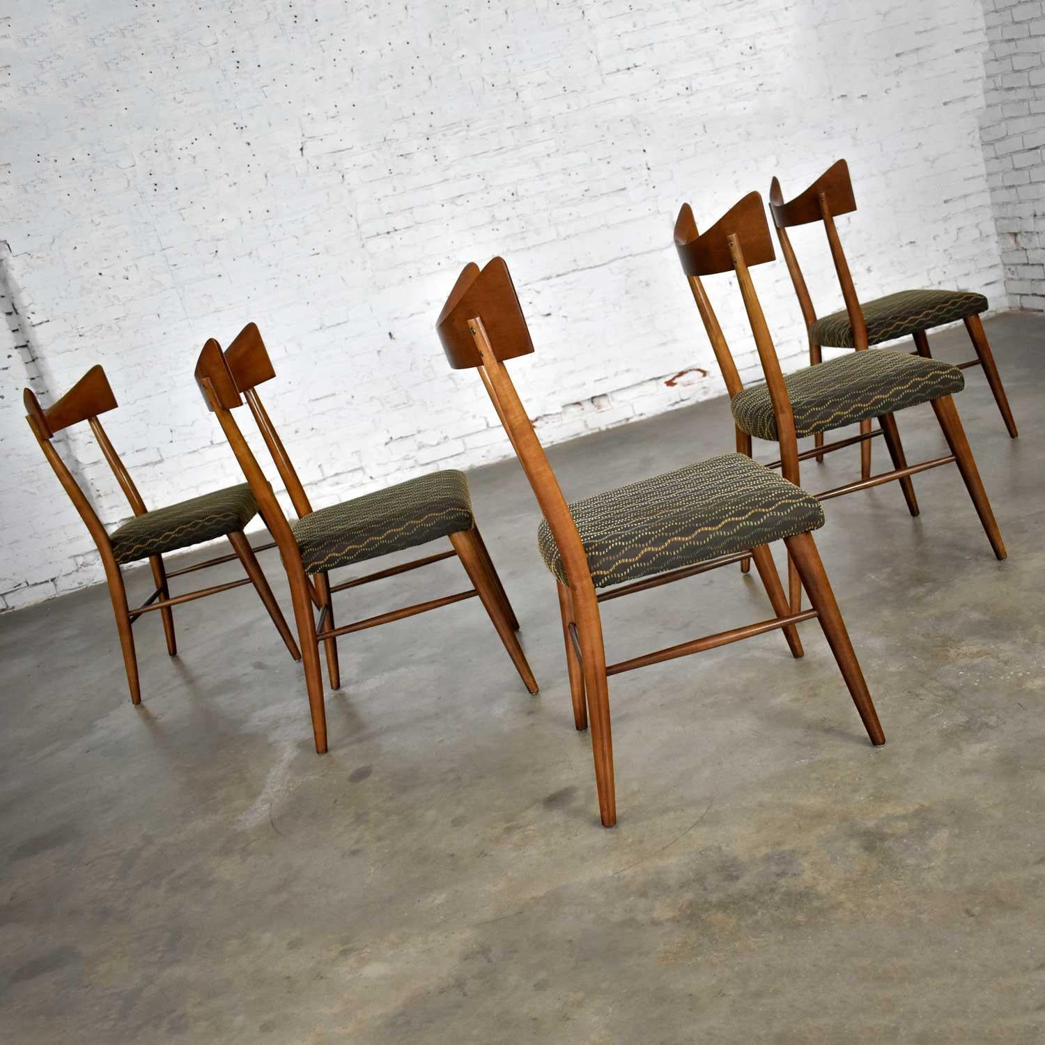 Mid-Century Modern Planner Group Dining Chairs Paul McCobb for Winchendon Set 5 For Sale 4