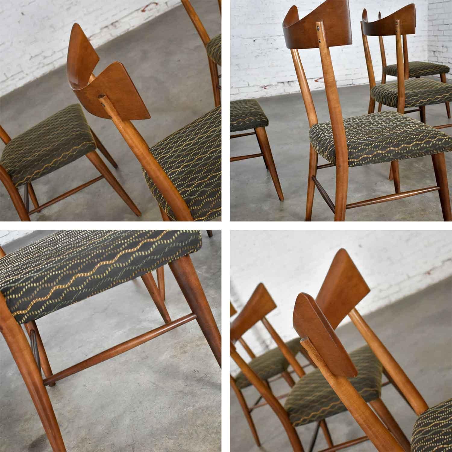 Mid-Century Modern Planner Group Dining Chairs Paul McCobb for Winchendon Set 5 7
