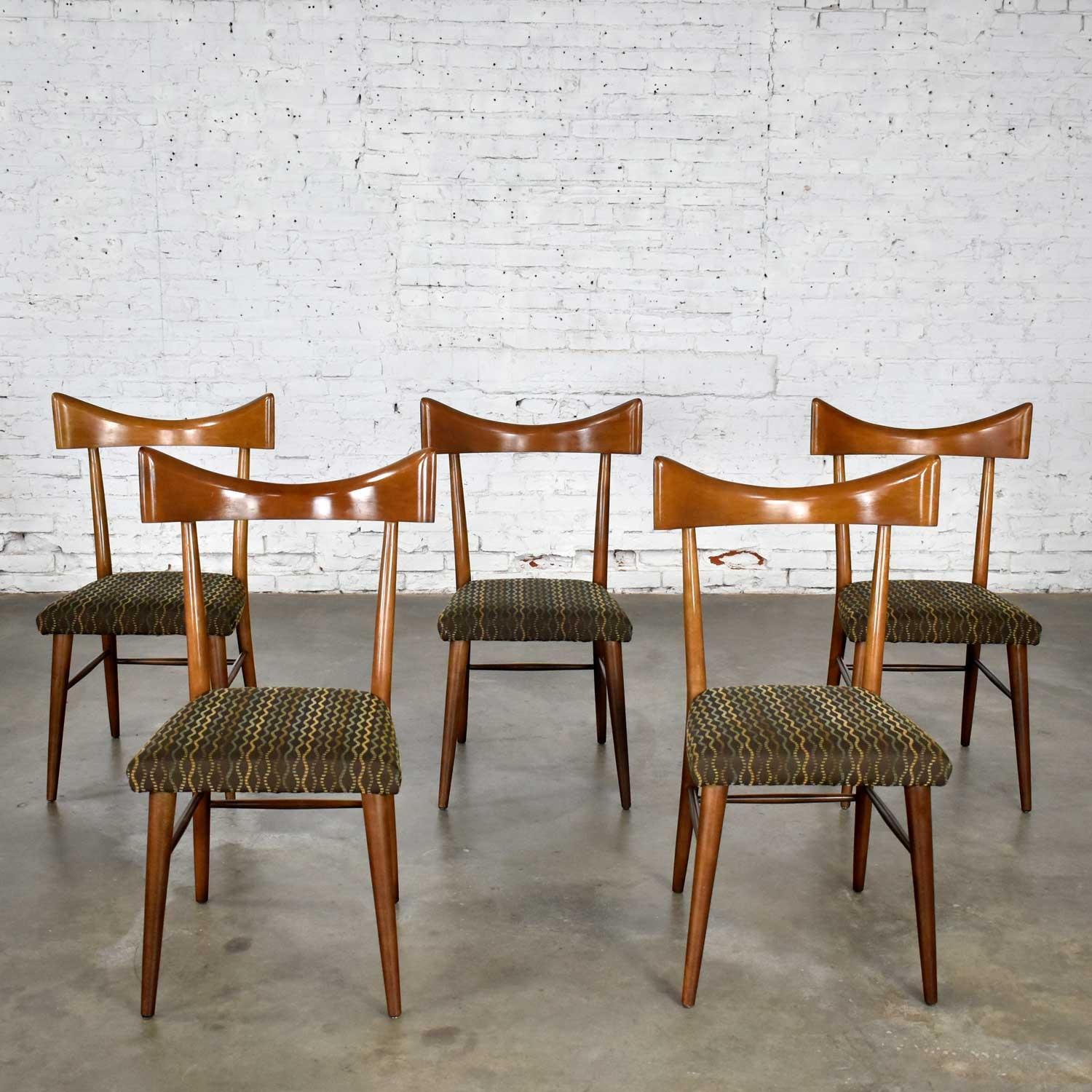Mid-Century Modern Planner Group Dining Chairs Paul McCobb for Winchendon Set 5 3