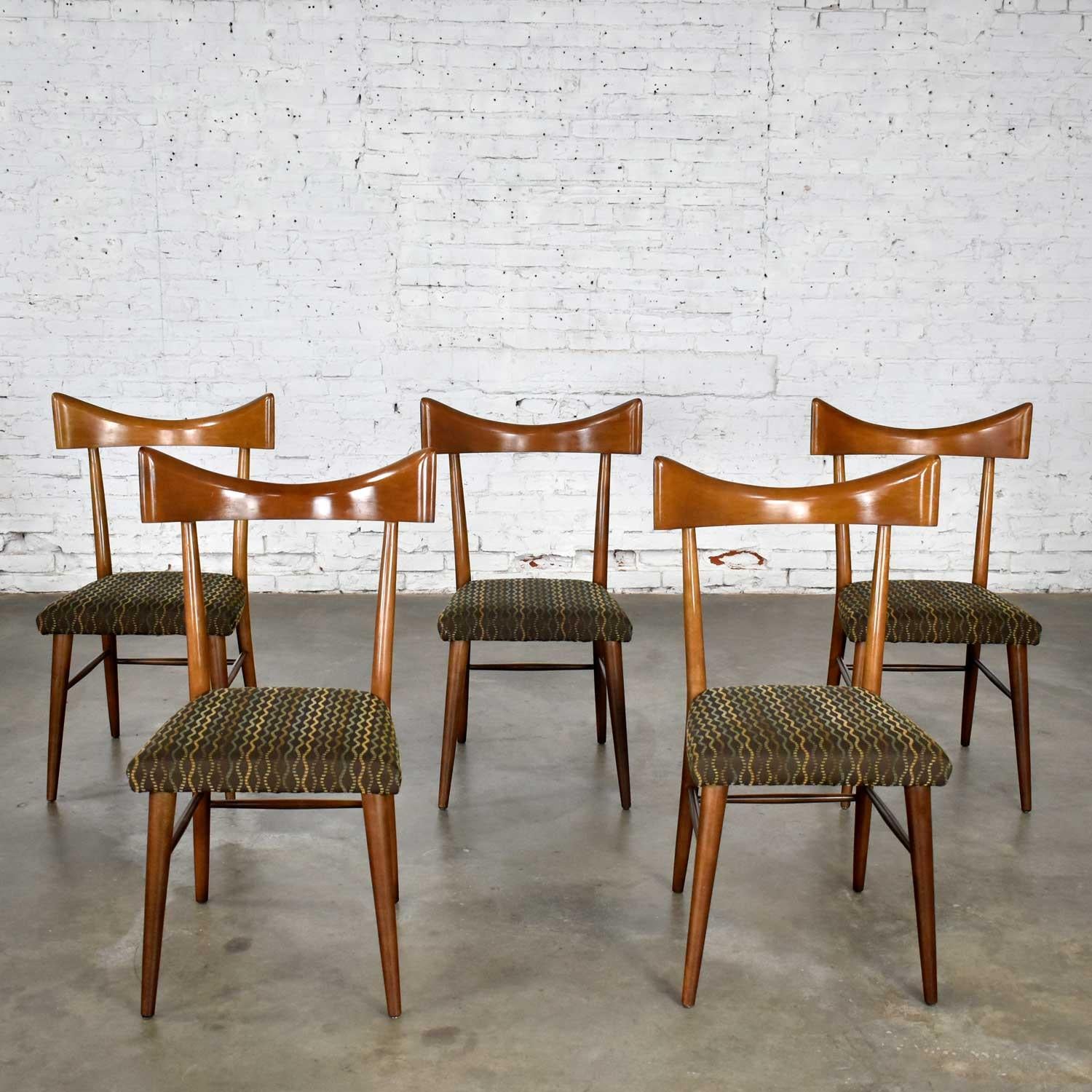 Mid-Century Modern Planner Group Dining Chairs Paul McCobb for Winchendon Set 5 For Sale 3