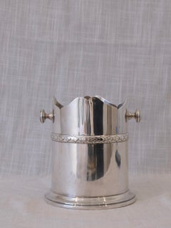 Mid-Century Modern Plata Lappas silver-plated wine/champagne cooler, Argentina