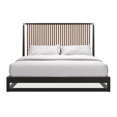 Mid Century Modern Platform Bed - US King