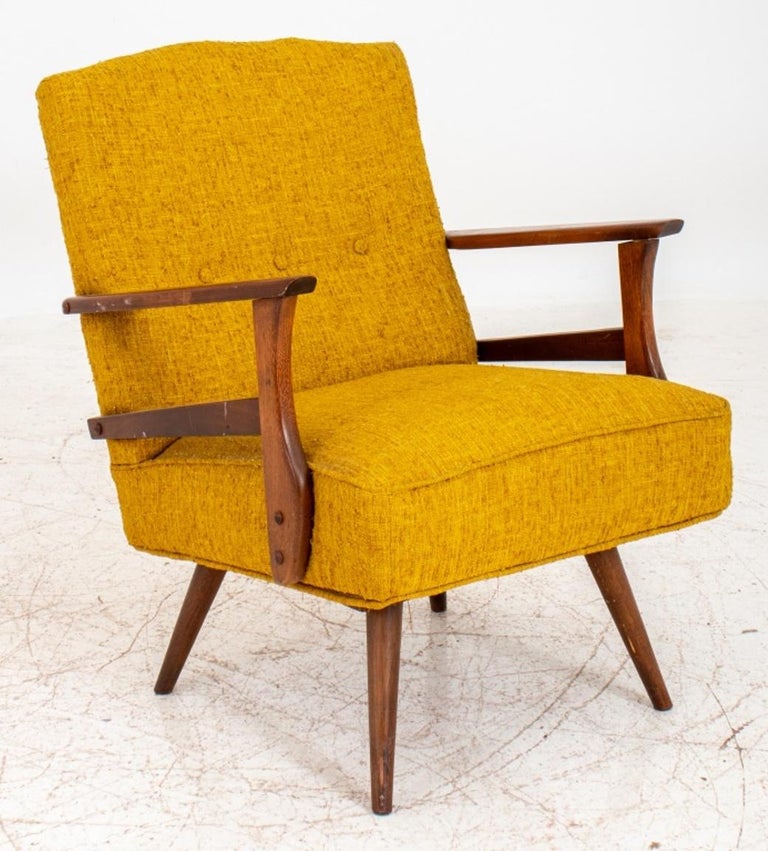 Mid-Century Modern Platform Rocking Chair For Sale at 1stDibs