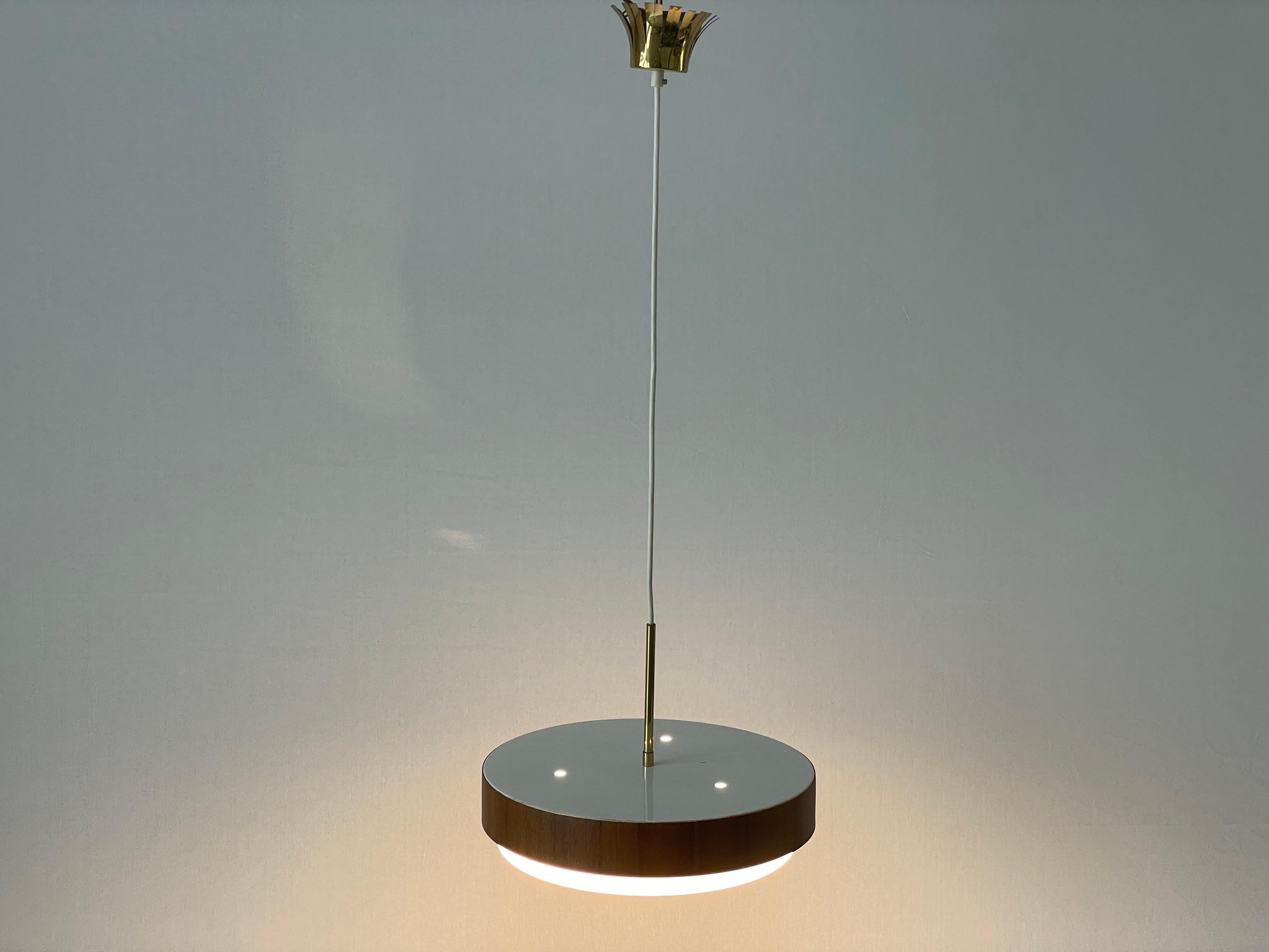 Mid-century Modern Plexiglass Metal Ceiling Lamp by Schmelzer, 1960s, Germany For Sale 6