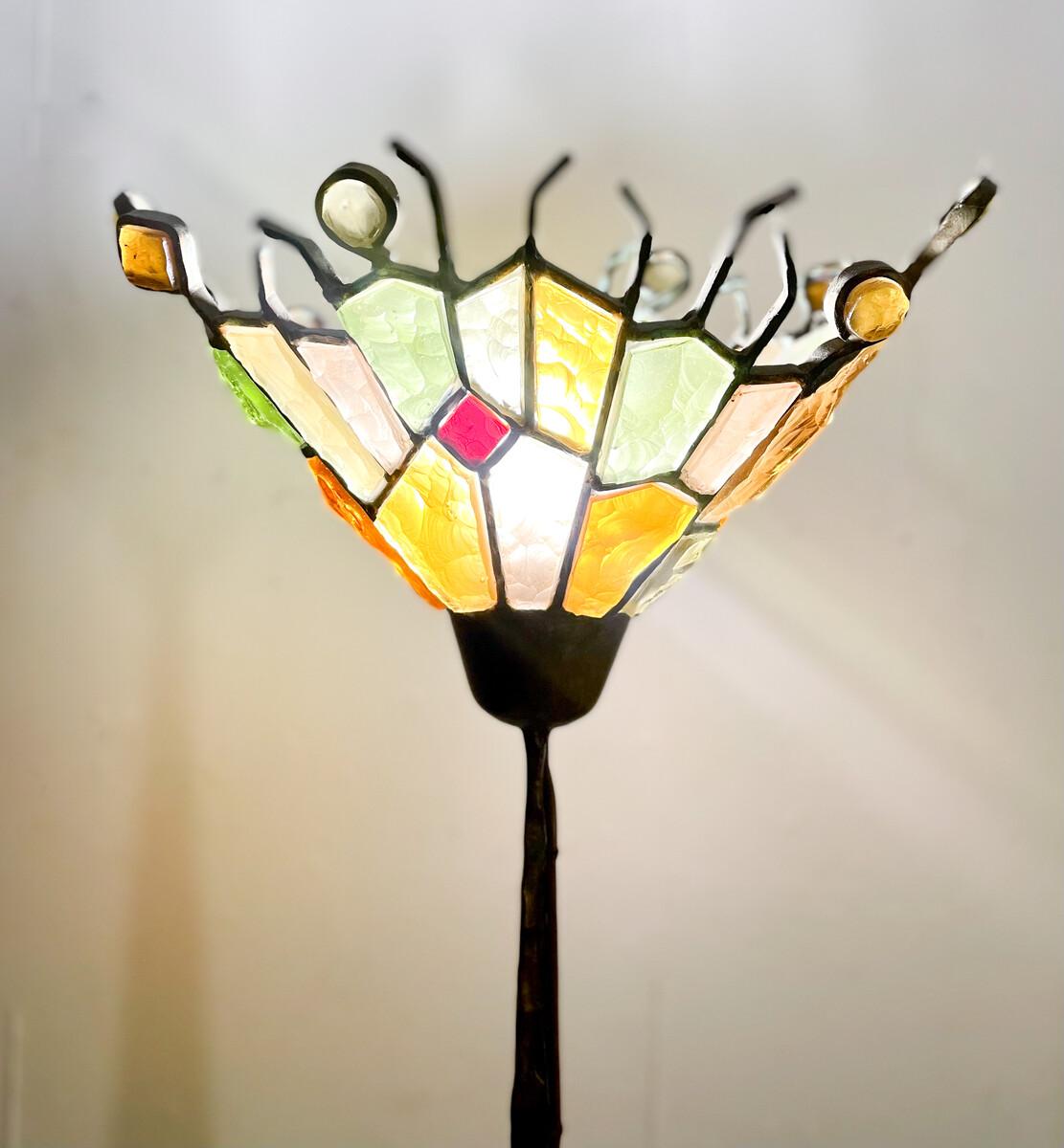 Mid-Century Modern Poliarte Floor Lamp, Italy 1970s In Good Condition For Sale In Brussels, BE